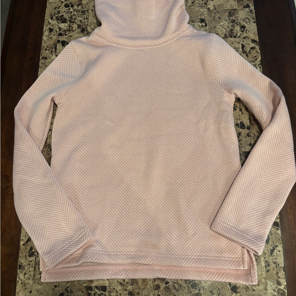 J. Crew Light Pink Cowl Neck Sweater